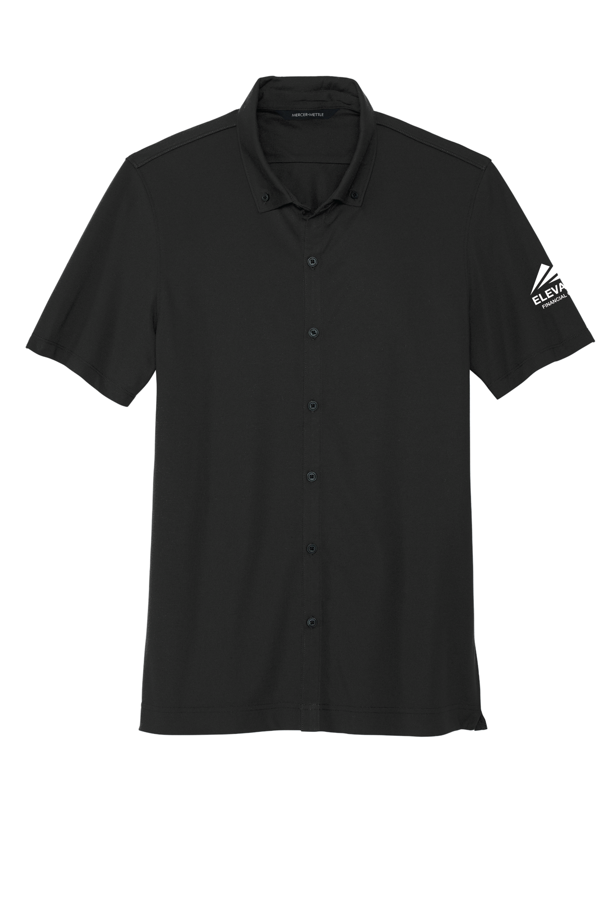 Mercer+Mettle® Stretch Pique Full-Button Polo